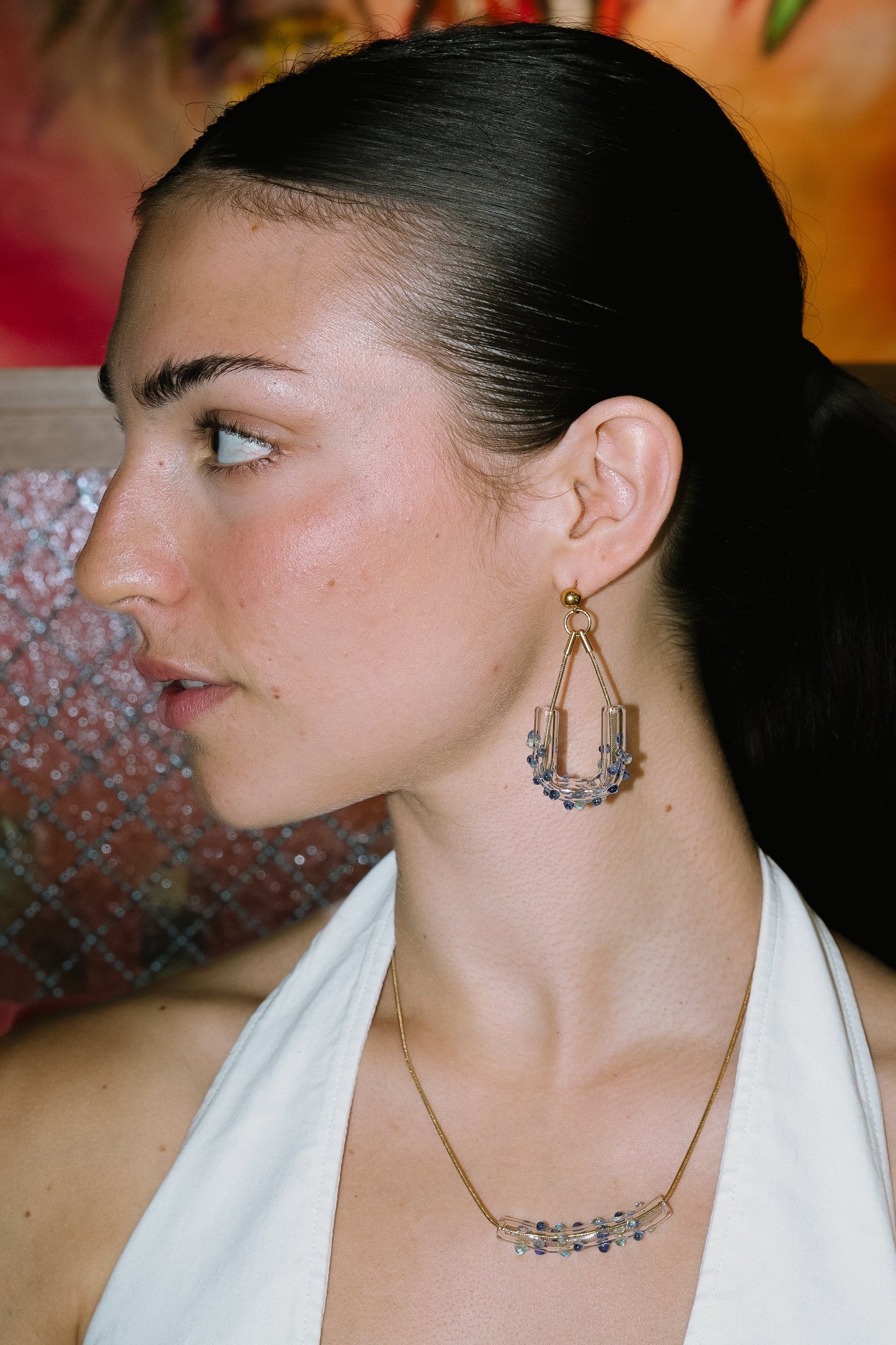 VELADA EARRINGS AZUL