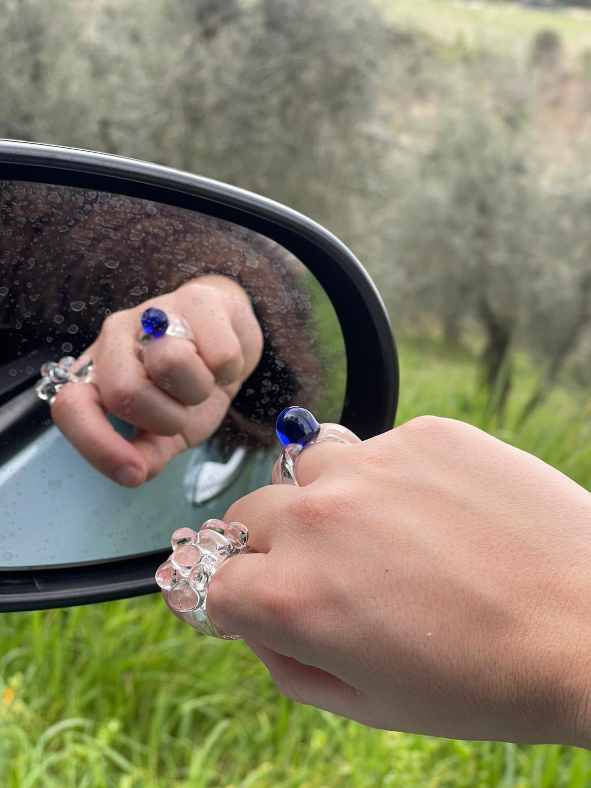PERLA RING AZUL