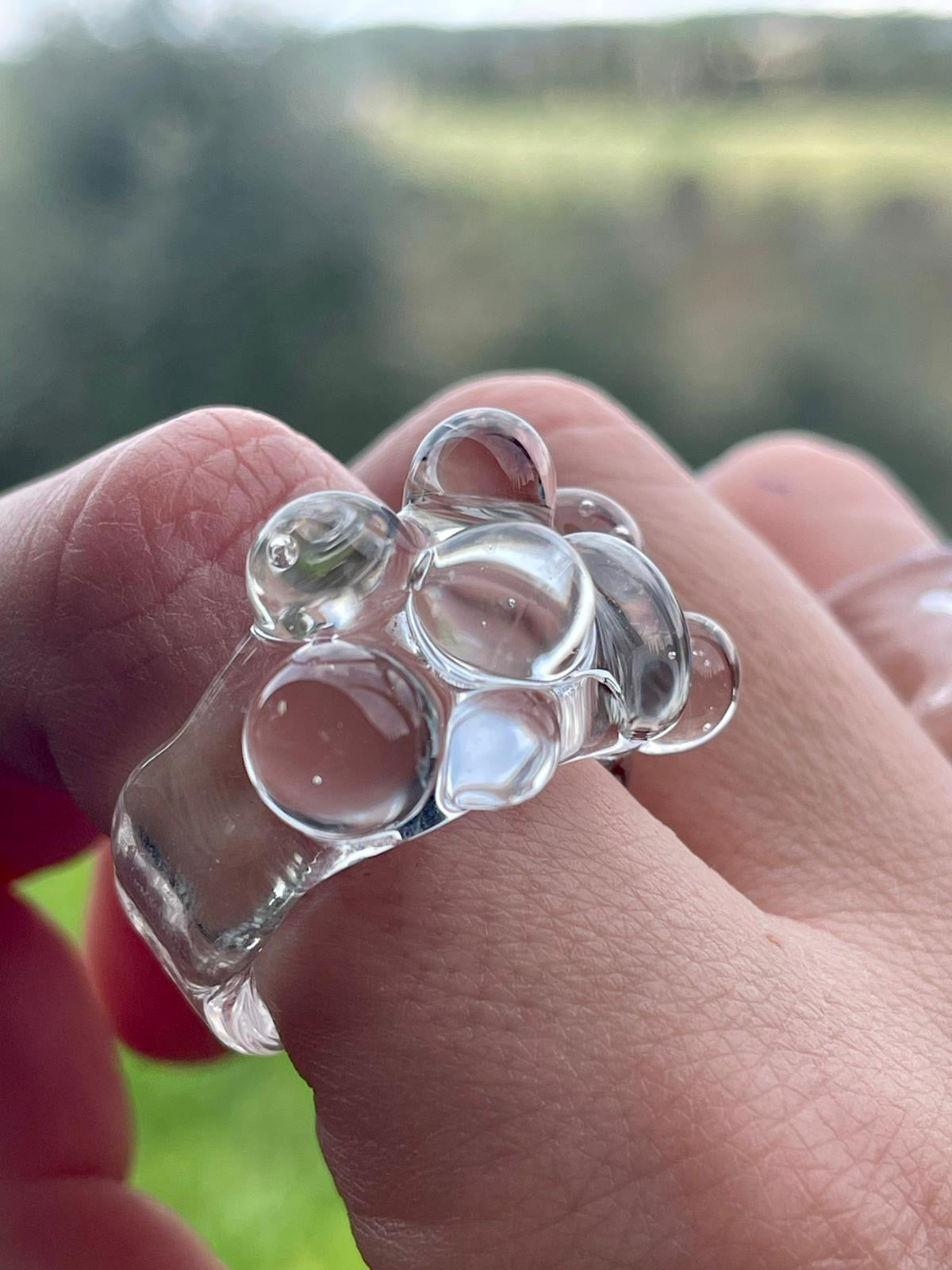 BUBBLE RING TRANSPARENTE