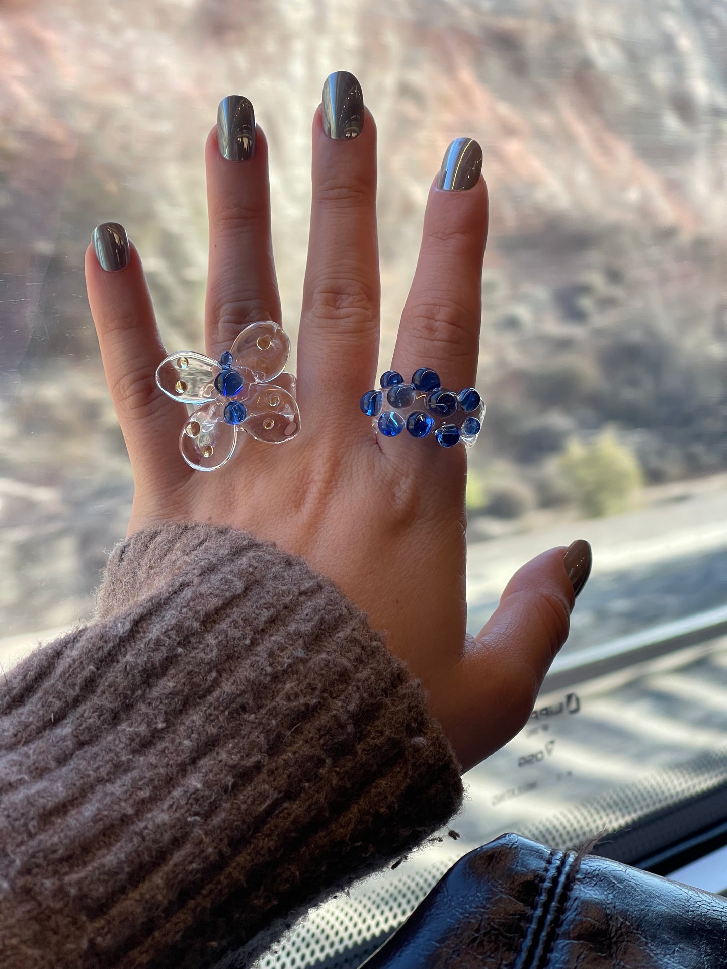 BUBBLE RING AZUL